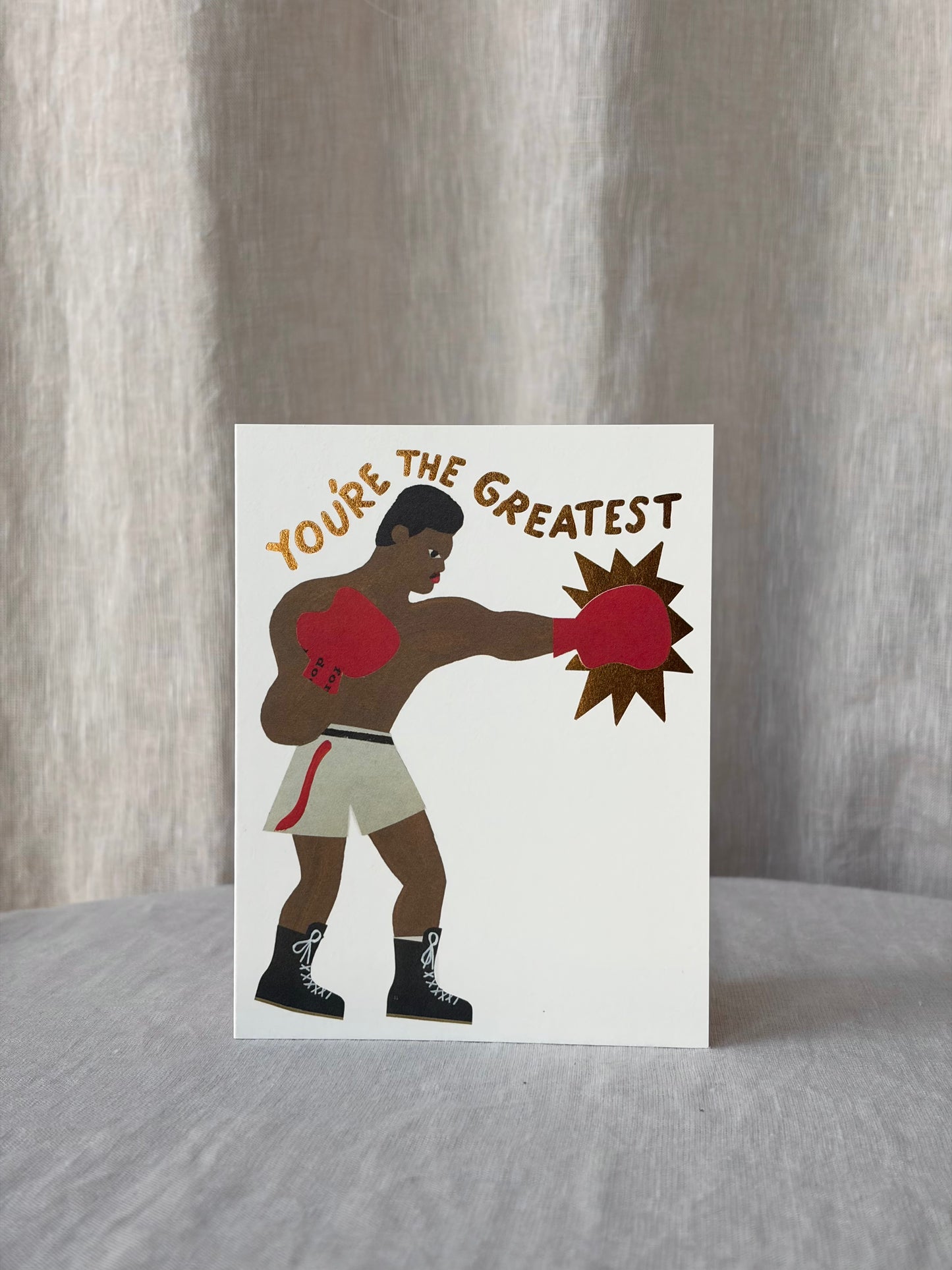 Greatest Boxer Greeting Card