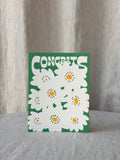 Congrats Poppies Greeting Card