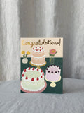Cake Celebration Congratulations Greeting Card