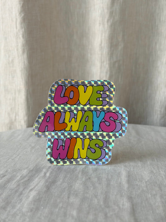 Love Always Wins Sticker