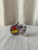 I Love Trash Sticker