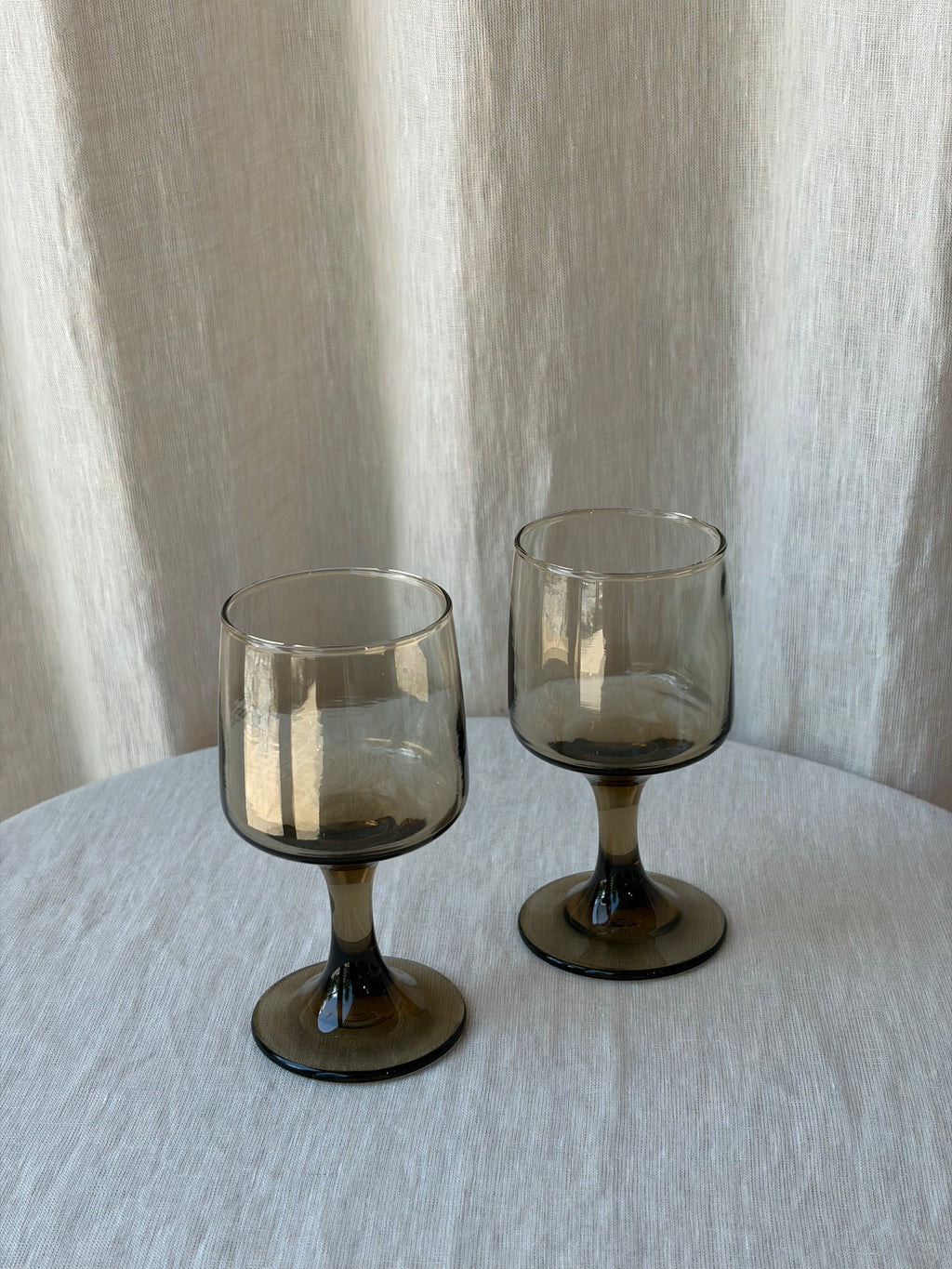 1970s Vintage Libbey Tawny Glasses (Set of 2)