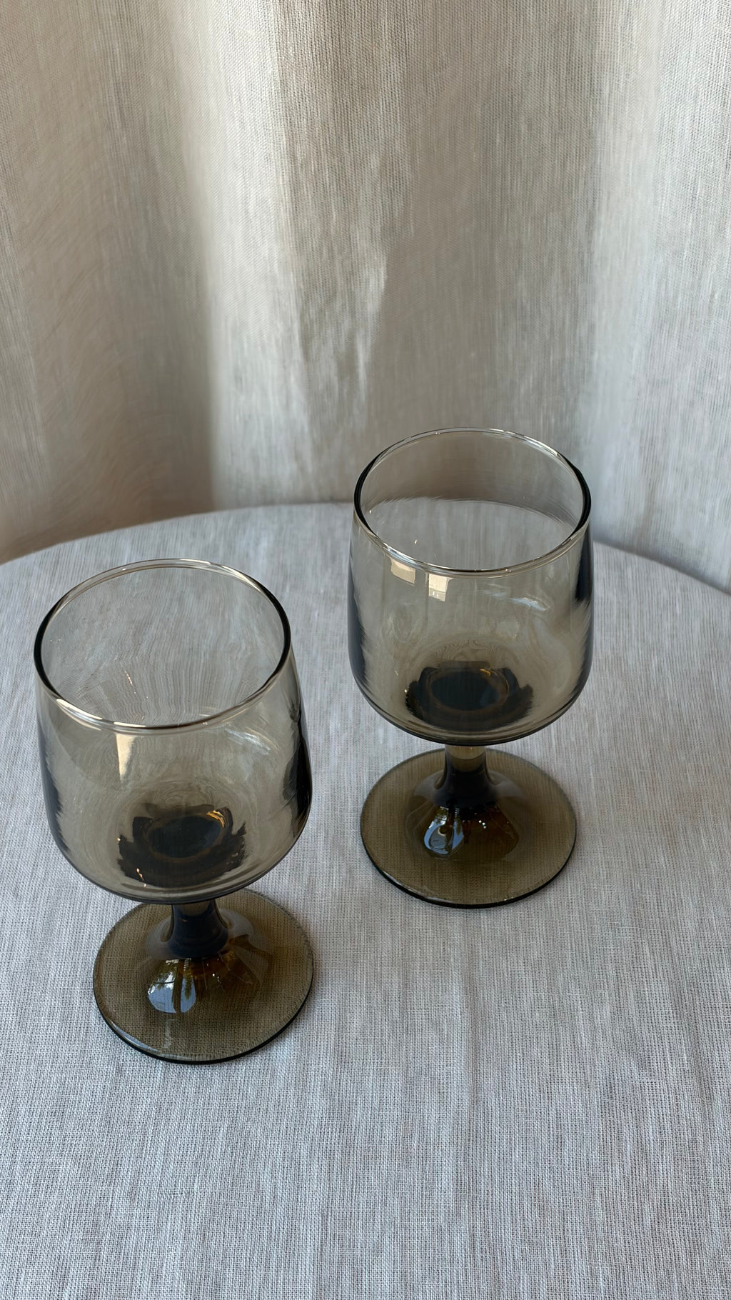 1970s Vintage Libbey Tawny Glasses (Set of 2)