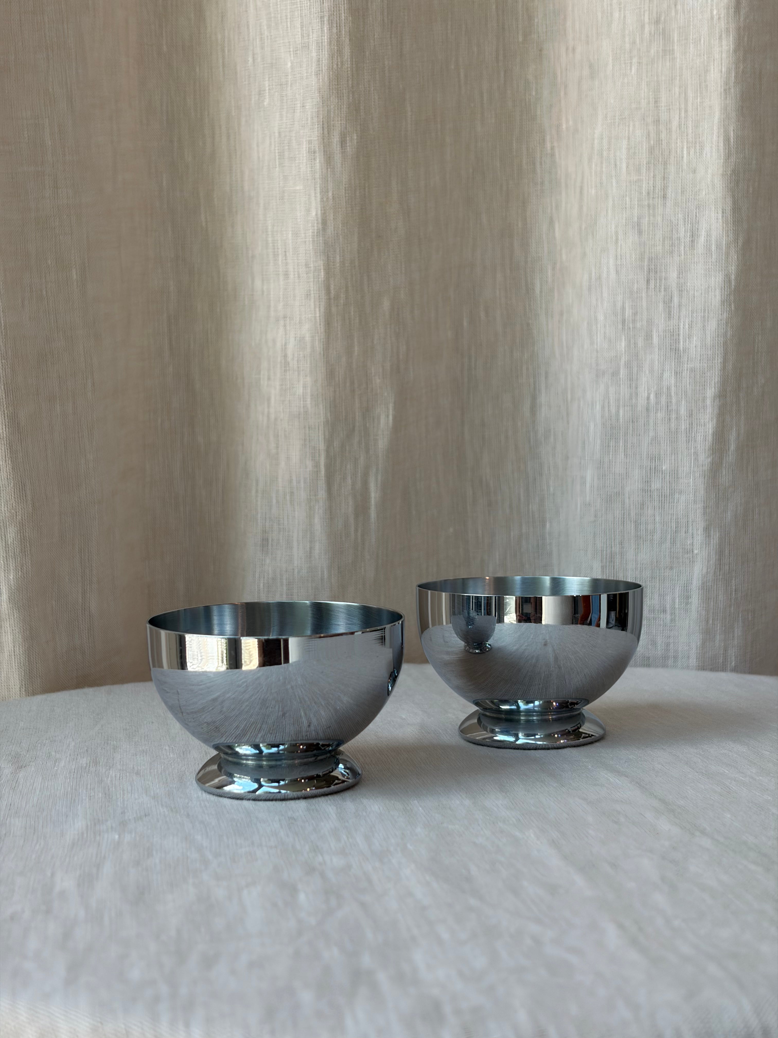 Chrome Cups (Set of 2)