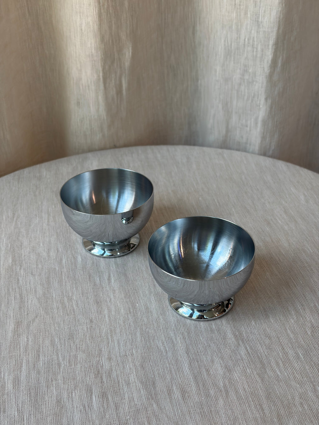 Chrome Cups (Set of 2)