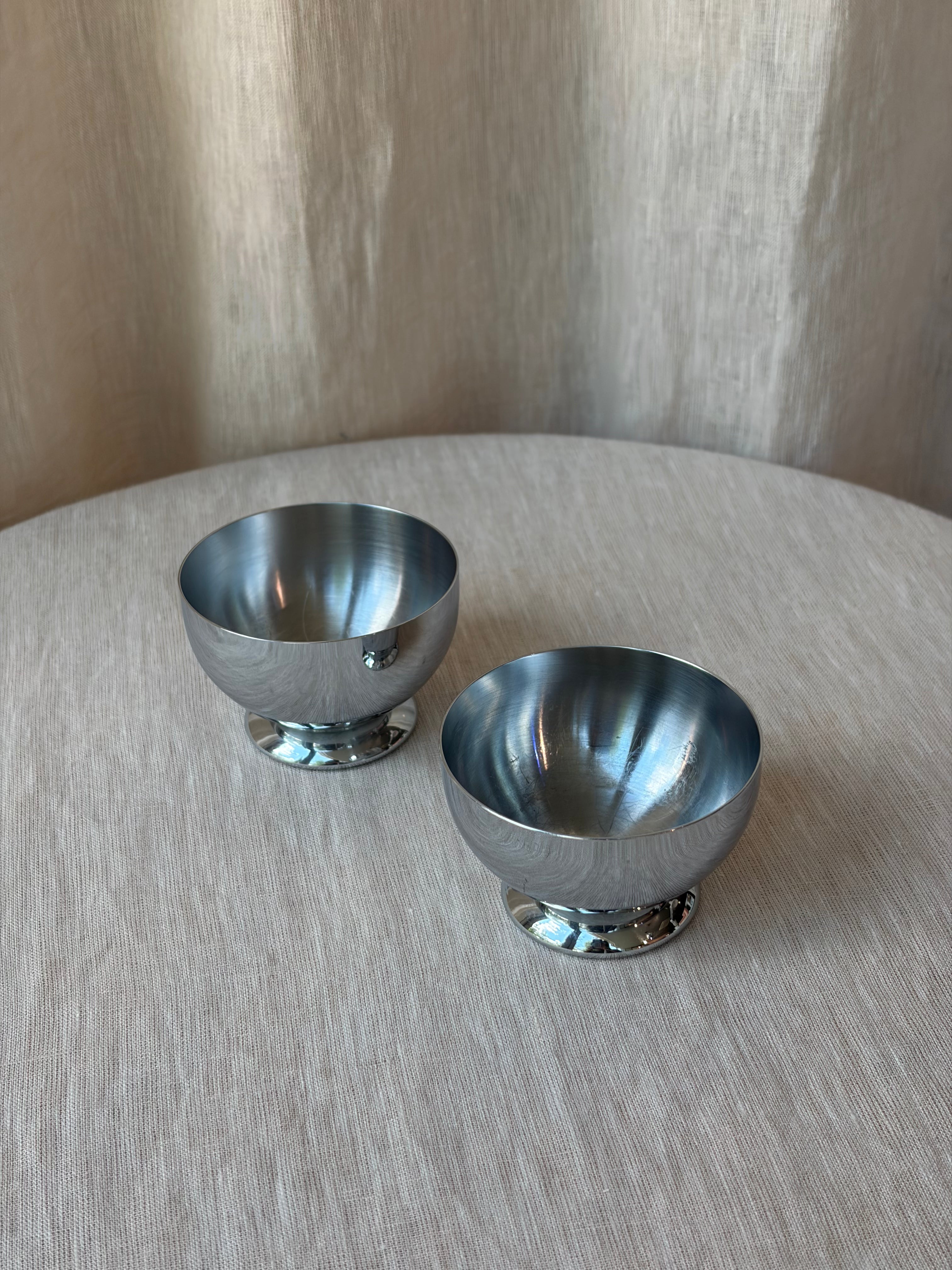 Chrome Cups (Set of 2)