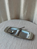 Chrome Dual Sauce Serving Tray