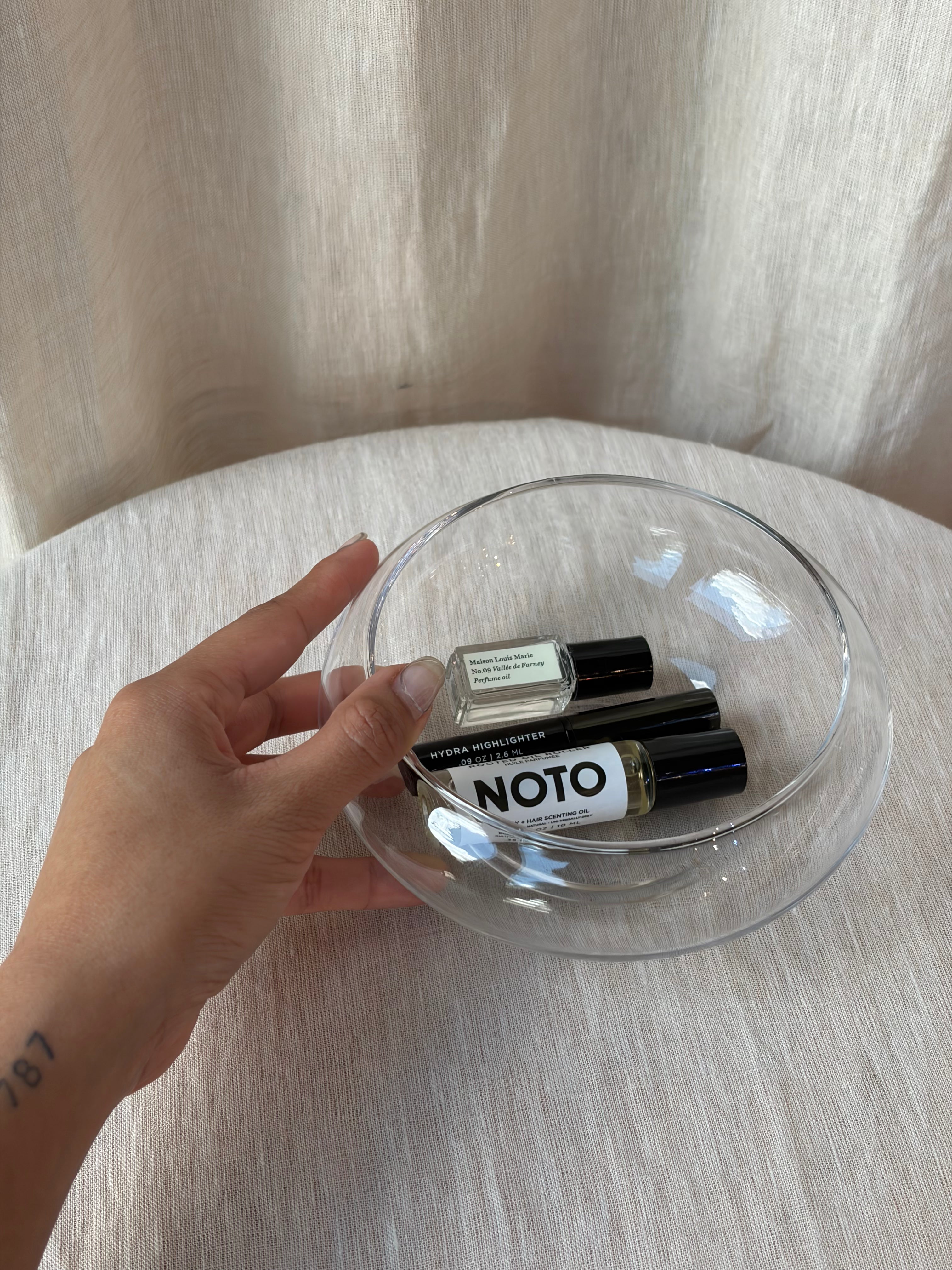 Glass Catch All Bowl