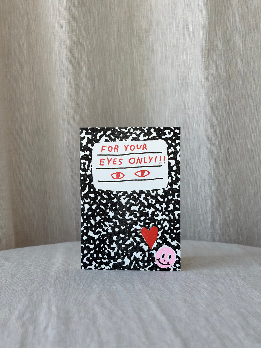 For Your Eyes Only Greeting Card