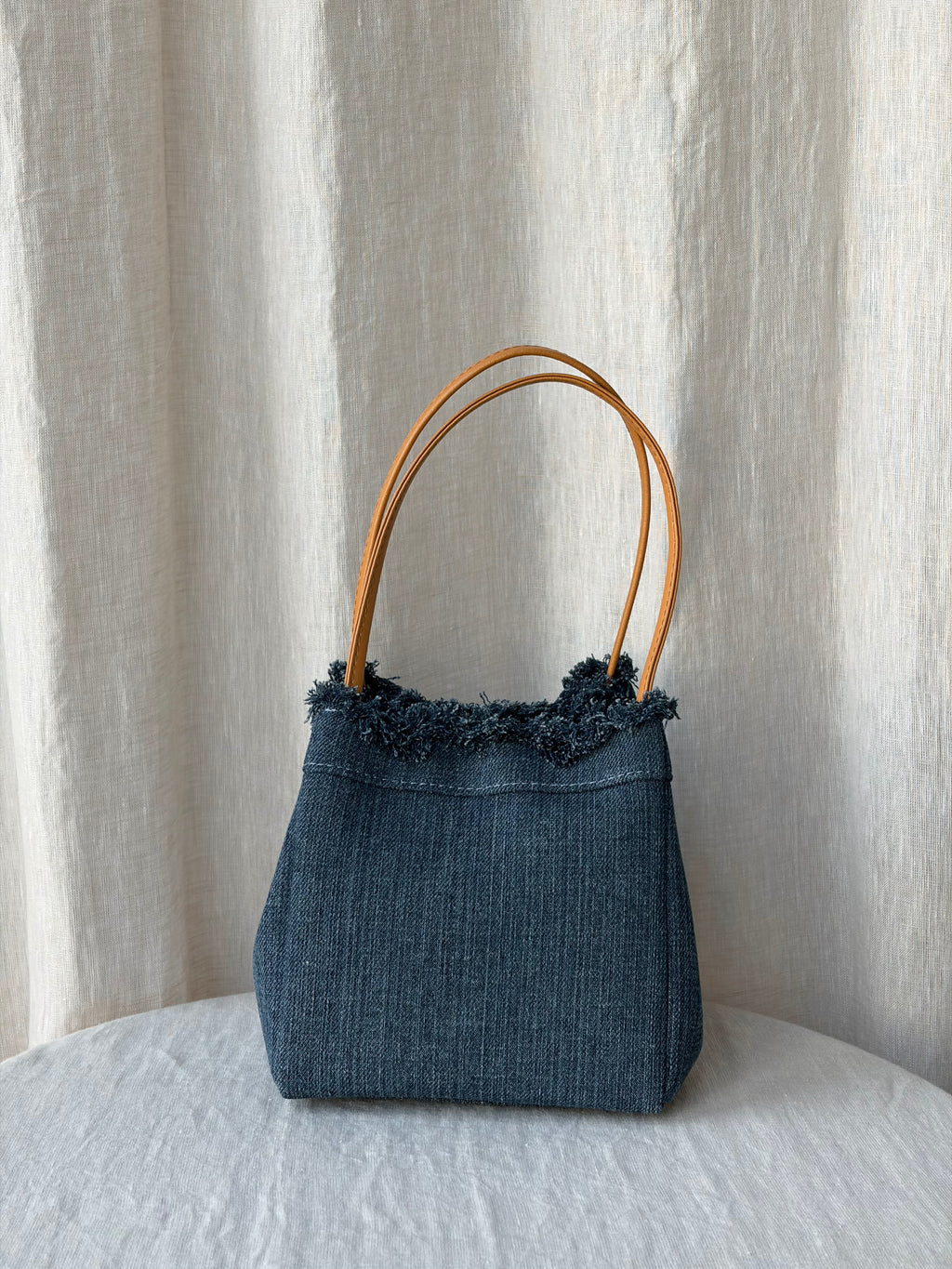 Mini Box Bag - Dark Denim