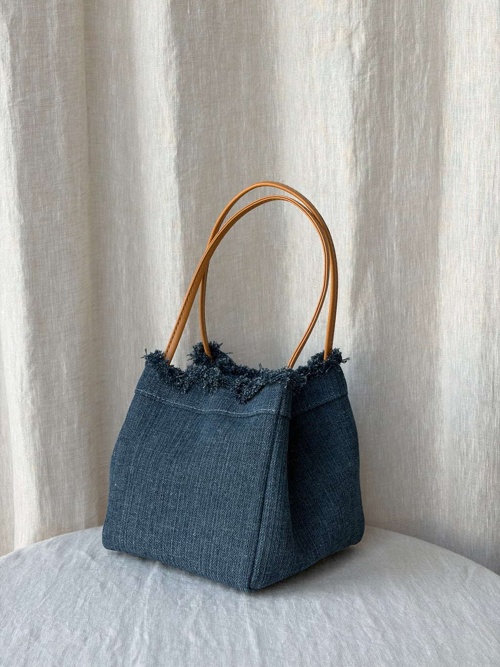 Mini Box Bag - Dark Denim