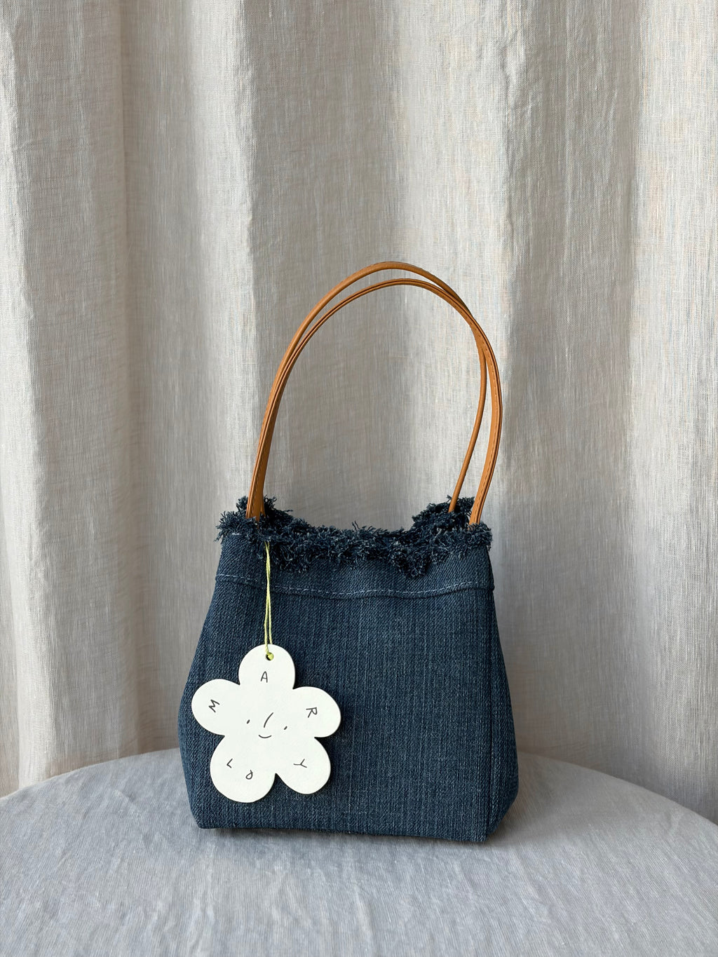 Mini Box Bag - Dark Denim