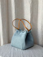 Mini Box Bag - Light Denim