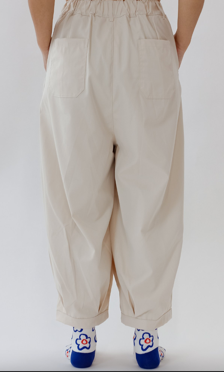 Flower Power Trousers - White