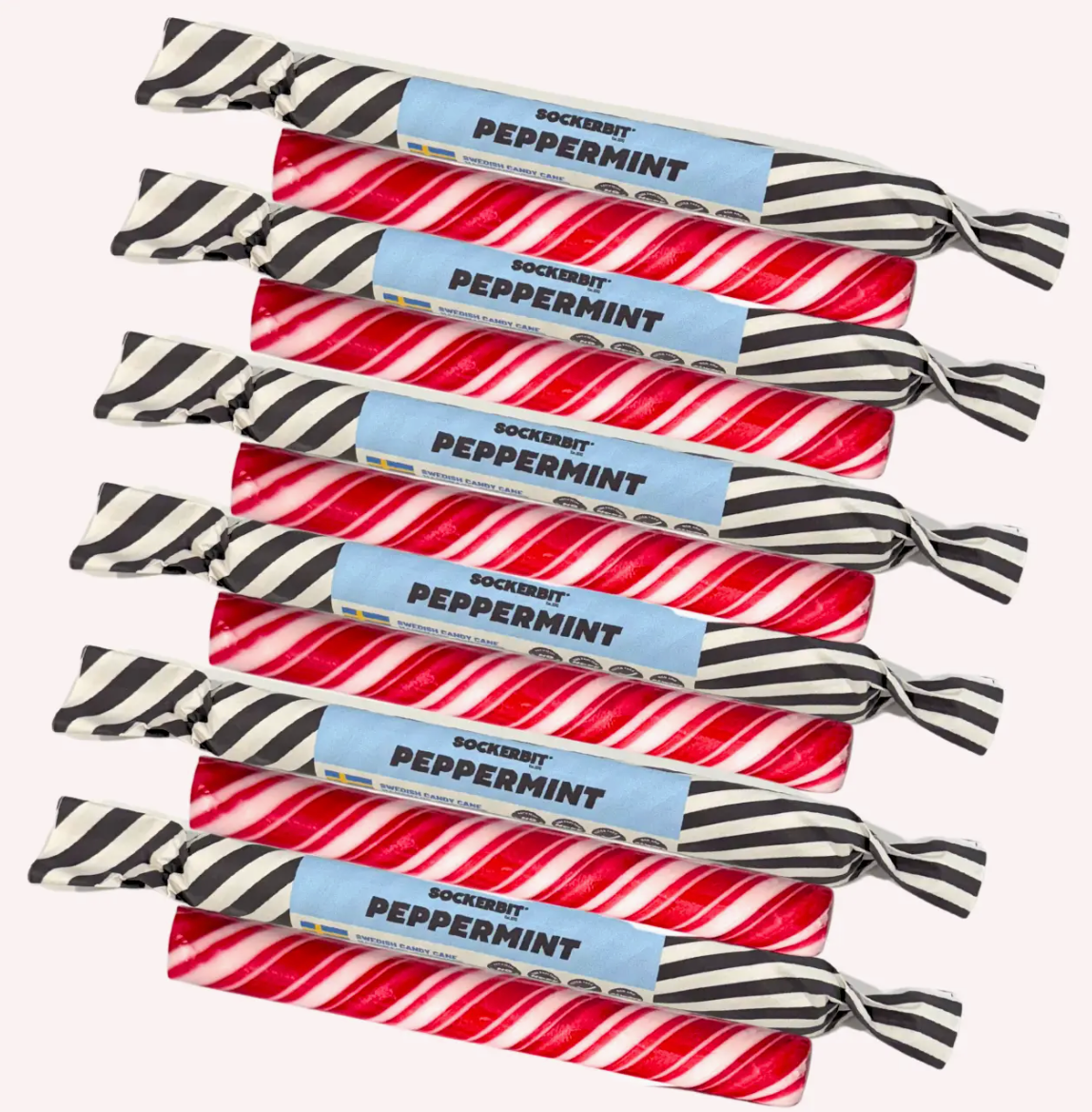 Sockerbit - Candy Canes - Peppermint