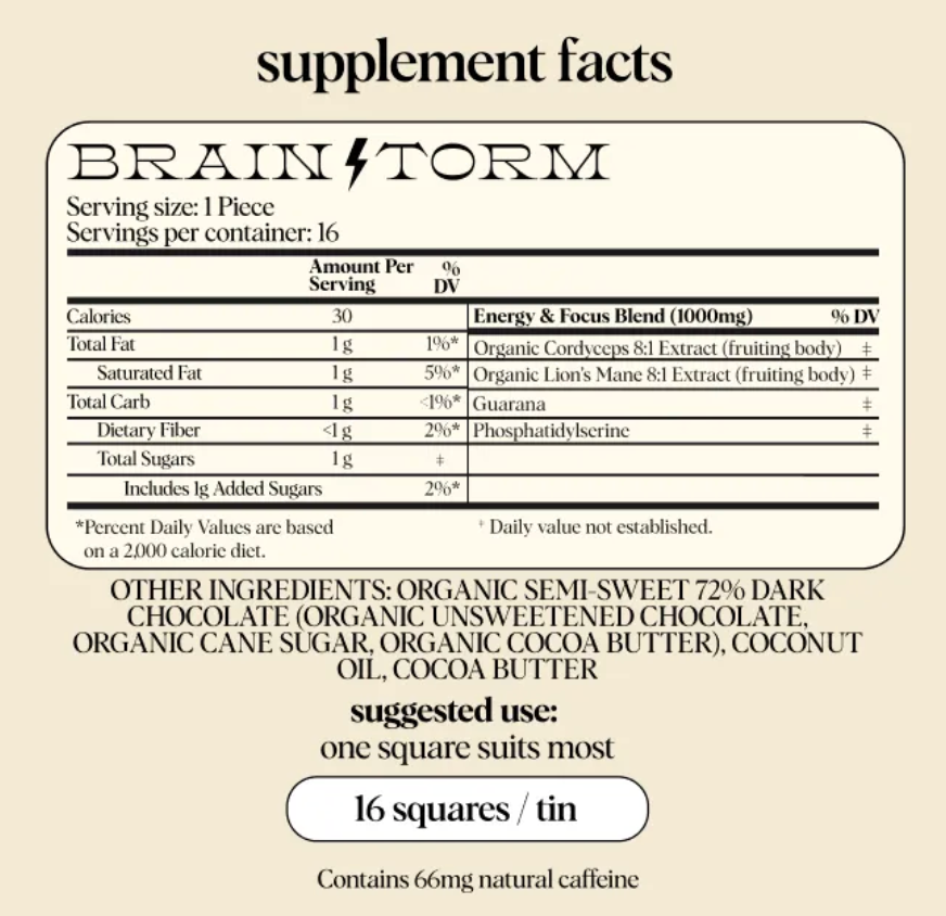 Brainstorm Chocolates