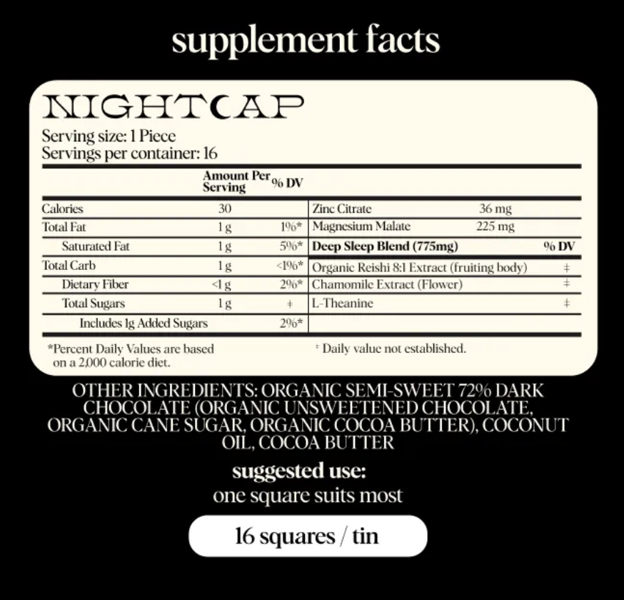 Nightcap Chocolates