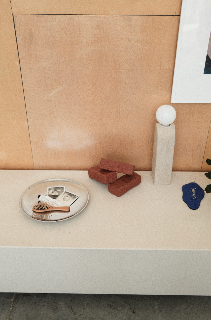 Circular Chrome Serving Tray