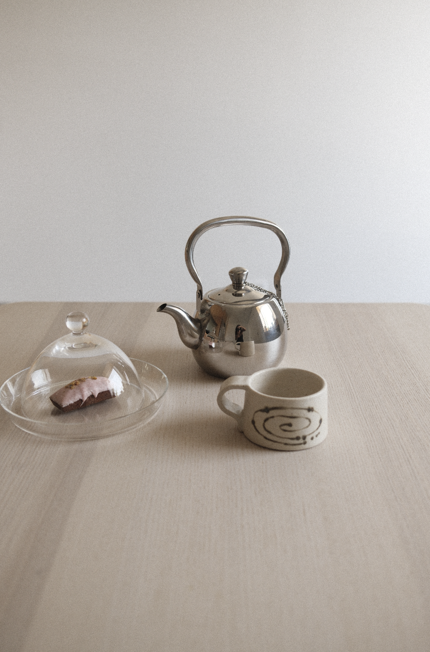 Glass Cloche and Plate Set