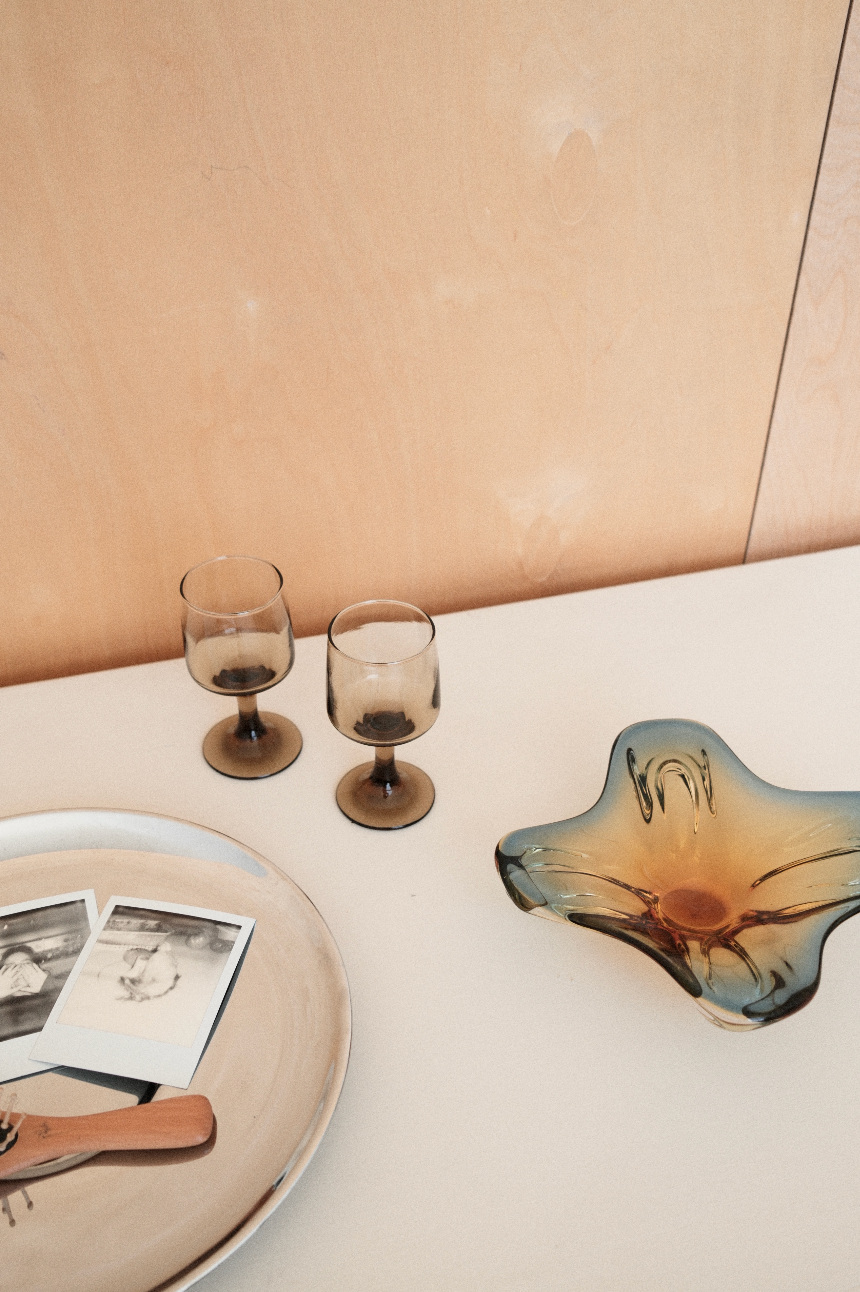 Murano Glass Petal Bowl