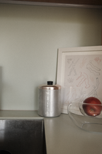Vintage Flour Aluminum Canister