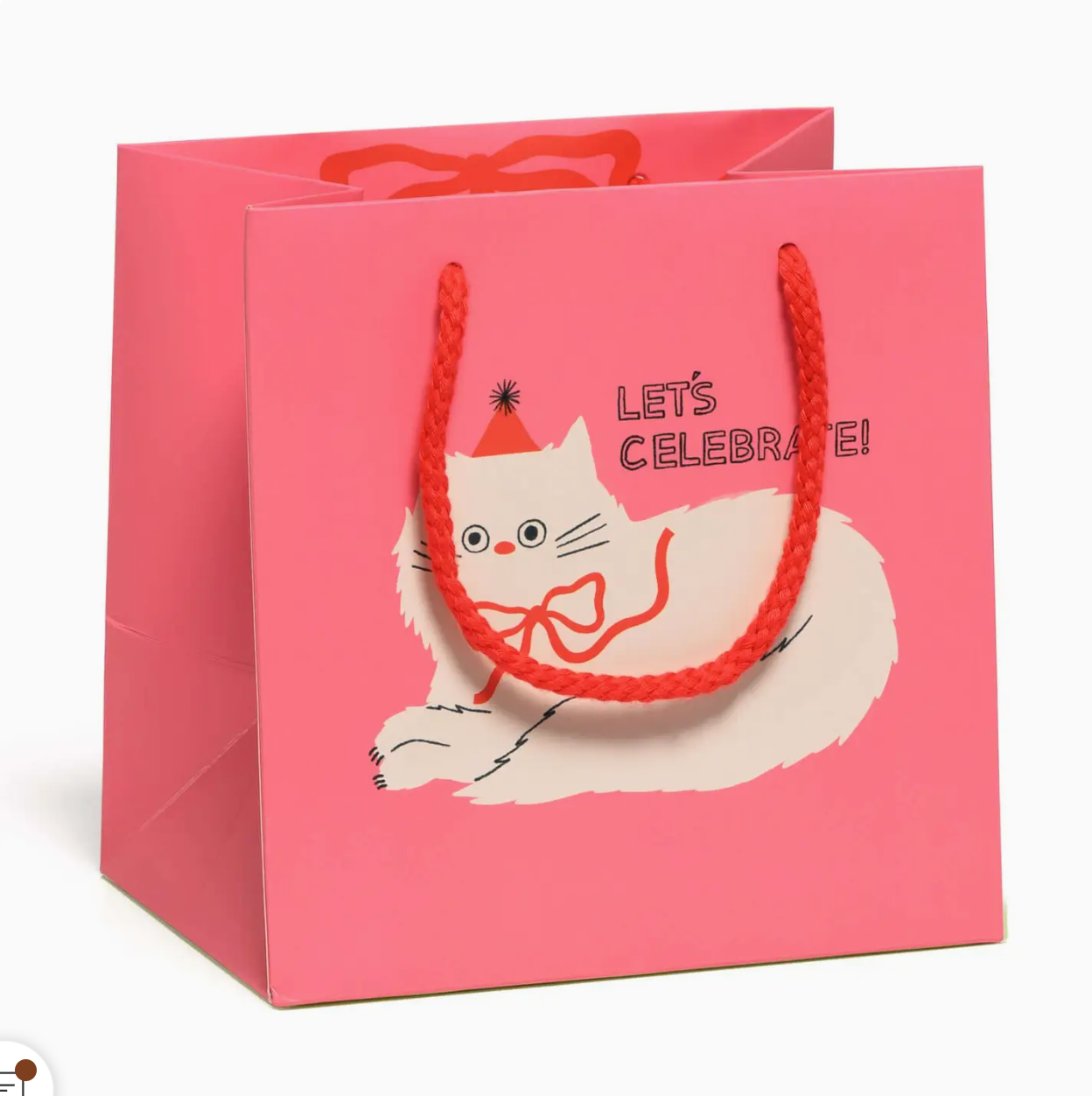 Let's Celebrate Cat Gift Bag - Small
