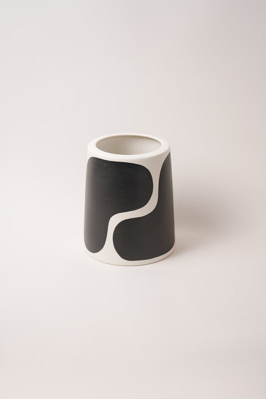 Color Bock Pillar Vase - Short